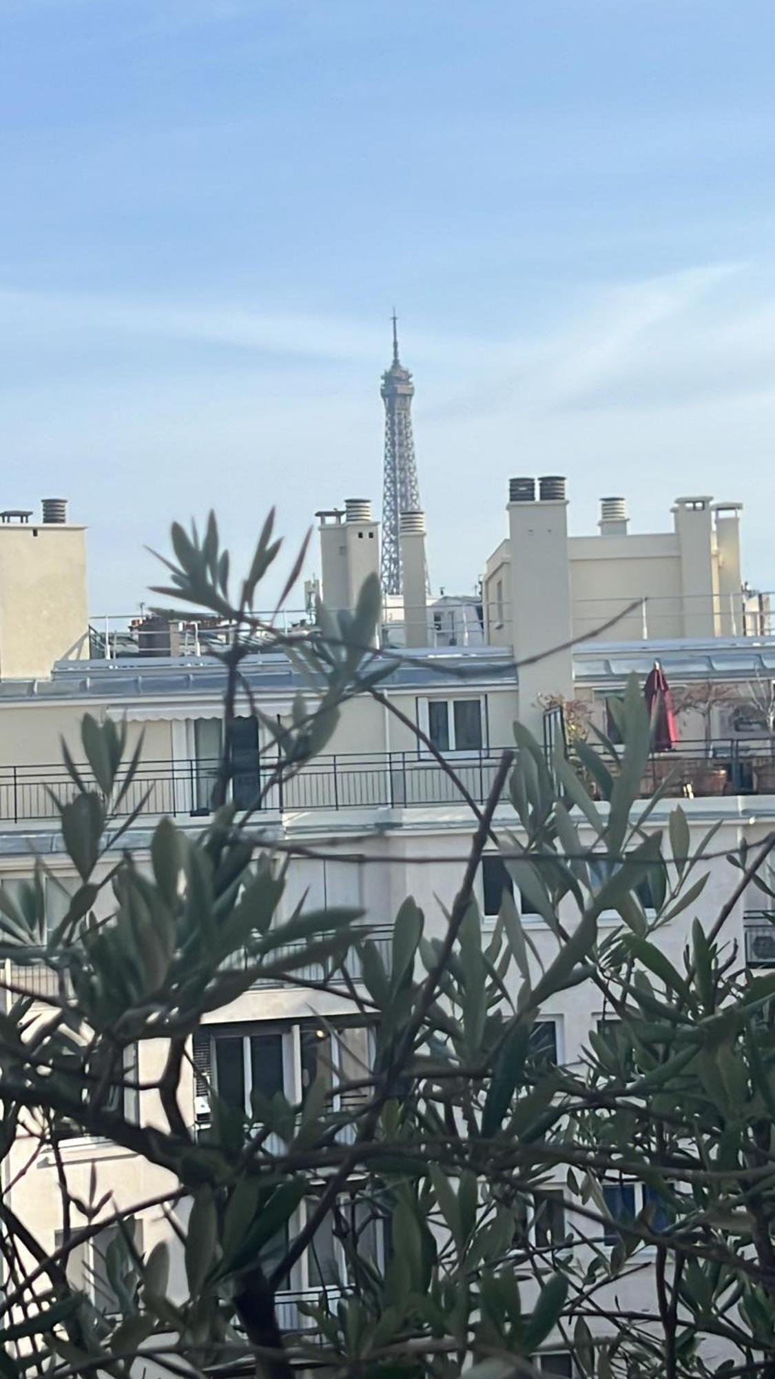 Appart Terrasse Vue Tour Eiffel Paris Ngoại thất bức ảnh