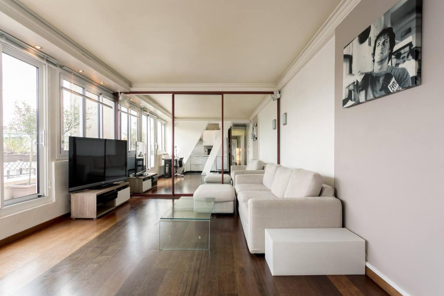 Appart Terrasse Vue Tour Eiffel Paris Ngoại thất bức ảnh